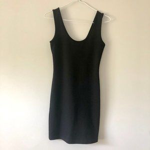 Bodycon Mini Dress with Crosshatch Detailing